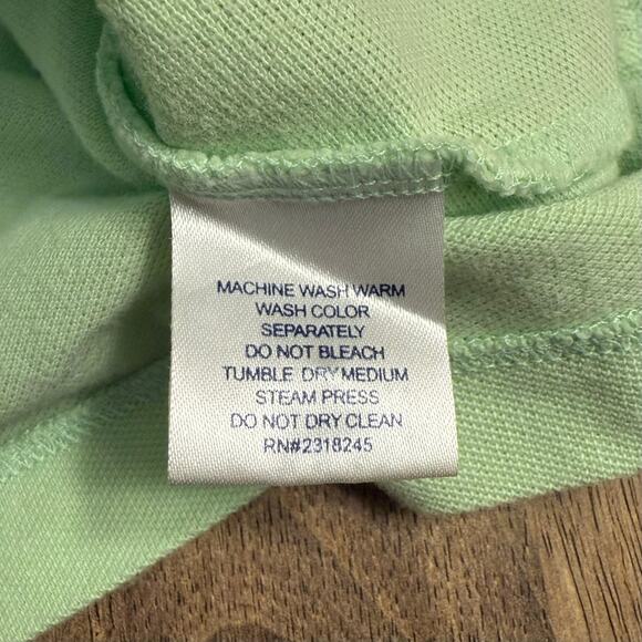 Vineyard Vines Boy’s Edgartown Pique Polo Golf Short Sleeve Green Size Small - Picture 7 of 7